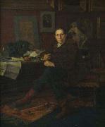 Jules Bastien-Lepage Albert Wolff in His Study USA oil painting artist